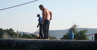 Hot work in the hot sun