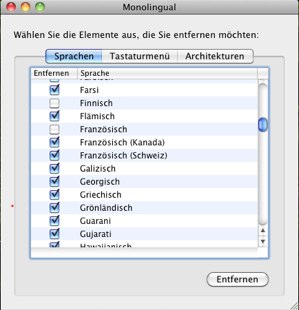 Monolingual Sprachen 2