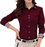 Women's Fashion Streetwear Style Rivets Studded Blouse Shirt Top