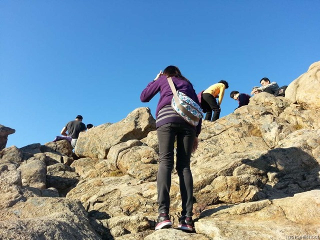 At the peak at site for the Gwongeumseong Fortress