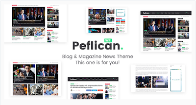 Peflican - Newspaper and Magazine WordPress Theme for 2019