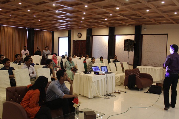 Blogger Mohammad Mustafa at  The Mentor Club Conference