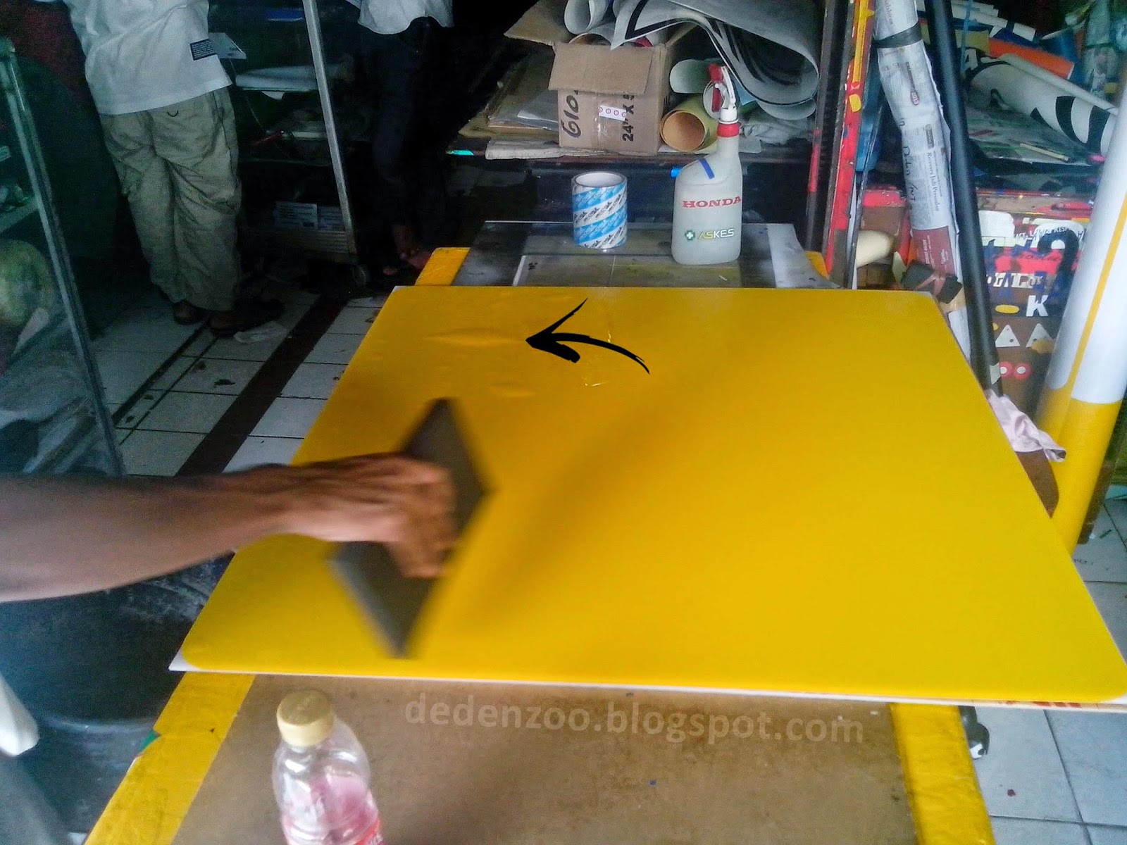 Catatan harian Teknik Memasang Cutting Sticker