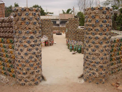 Bottle House Built in Mexico