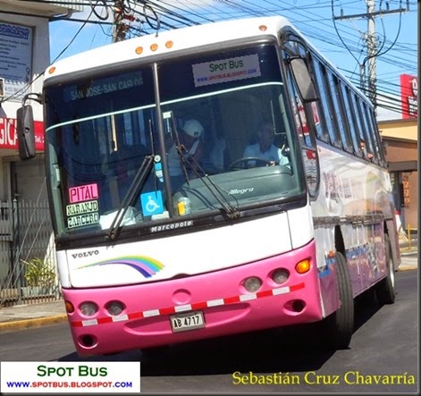 Marcopolo Allegro G6 Volvo B7R Autotransportes San José - San Carlos