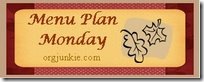 Menu Plan Monday