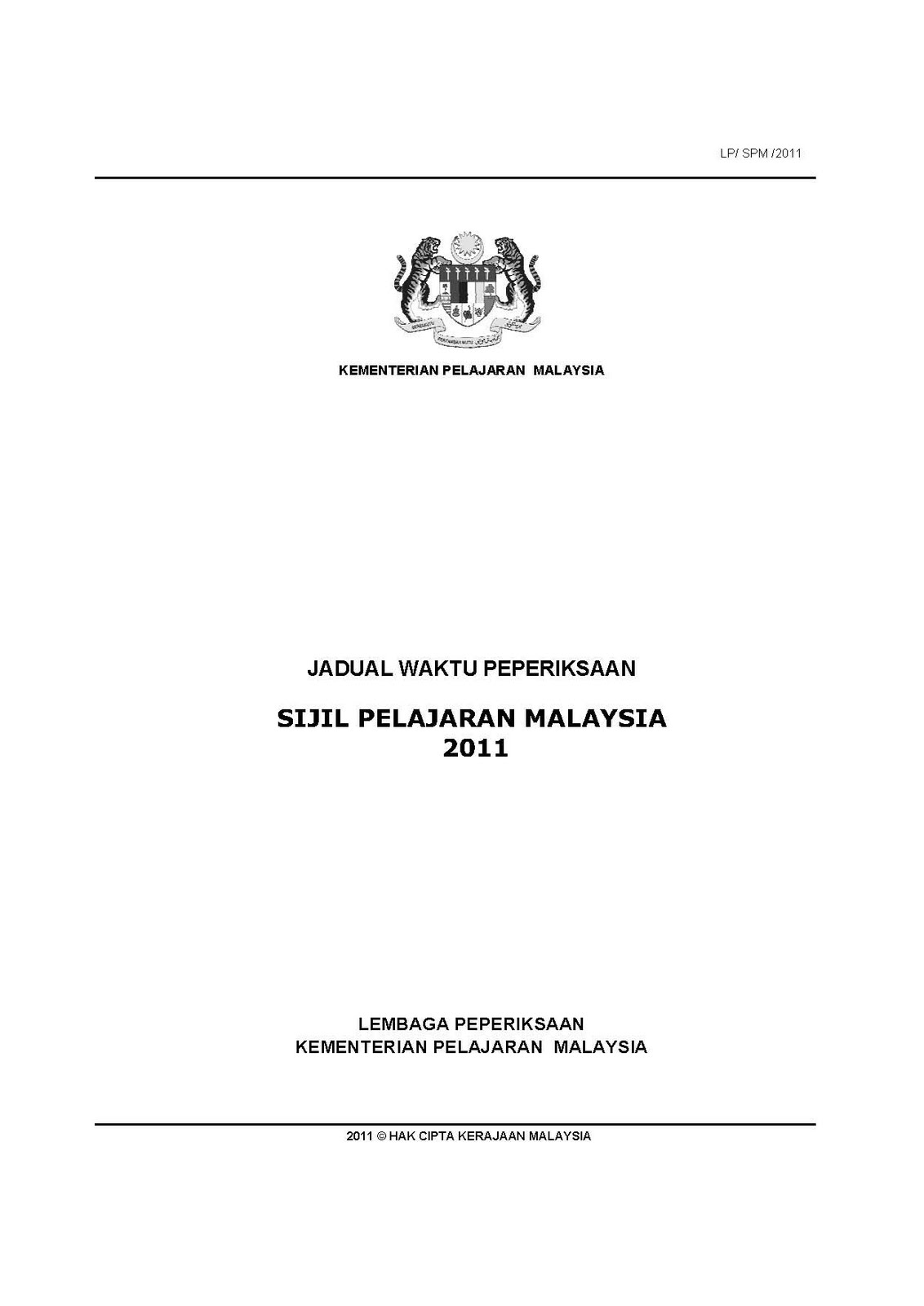 Physics@smsl: JADUAL SPM 2011