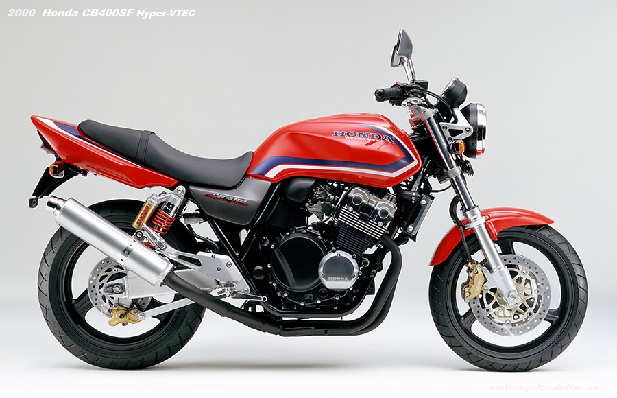 Honda CB400SF Hyper VTEC 2000 red