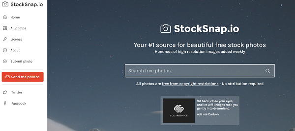 Situs Penyedia Gambar Gratis Stock Snap