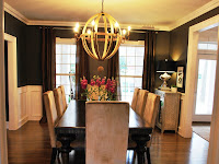 dining room paint colors dark furniture