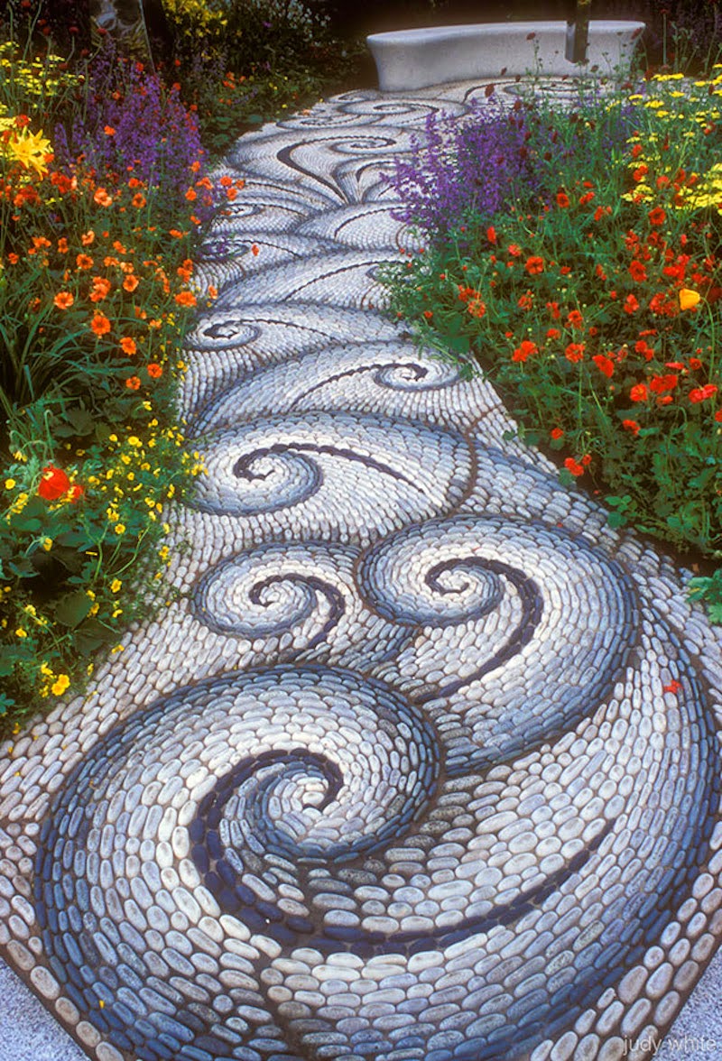 15 Magical Pebble Paths That Flow Like Rivers