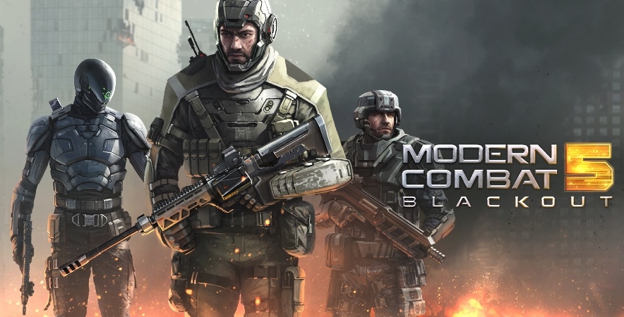 Modern Combat 5 APK Mod+Data (Invincible) download for android