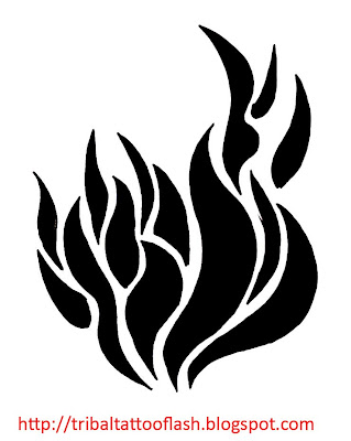 So My next to tattoo is a small flaming tattoo tribal filler section.