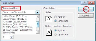 Cara Merubah Ukuran Slide Power Point 2007