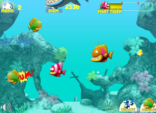 Chơi game cá lớn nuốt cá bé - Fish eat fish Online