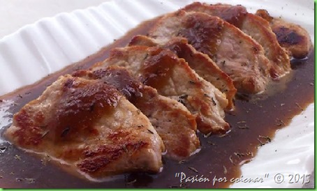 SOLOMILLO DE TERNERA A LA MIEL