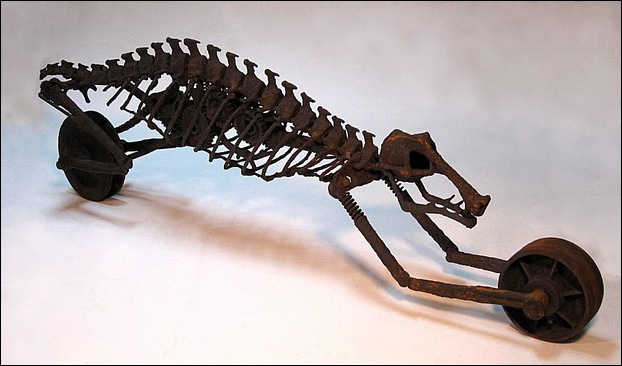 Dinosaur Motorcycle Sculptures 1