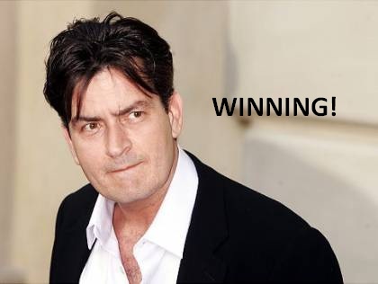 charlie sheen winning tattoo. hair Charlie Sheen, Winning.