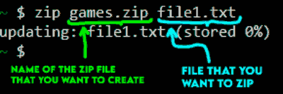 How to Zip and Unzip file & folders in Termux
