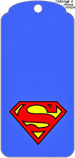 Superman Symbol, Free Printable Tags.