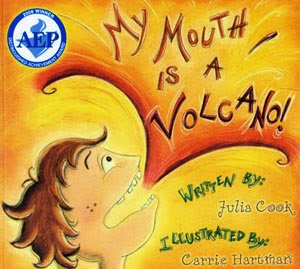 http://www.amazon.com/My-Mouth-Volcano-Julia-Cook/dp/1931636850/ref=sr_1_1?s=books&ie=UTF8&qid=1396134827&sr=1-1&keywords=my+mouth+is+a+volcano