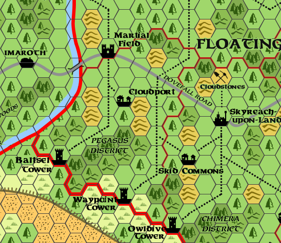 Mystara Alphatia Ar Pegasus Hex Map