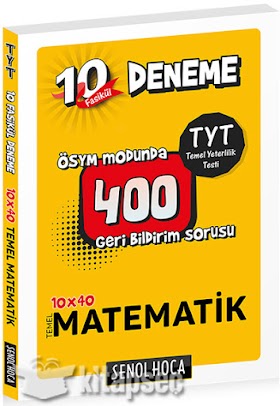 Şenol Hoca 10x40 TYT Matematik Denemeleri PDF indir