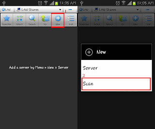 es file explorer lan new scan