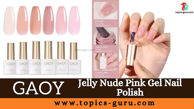 GAOY Jelly Nude Pink Gel Nail Polish