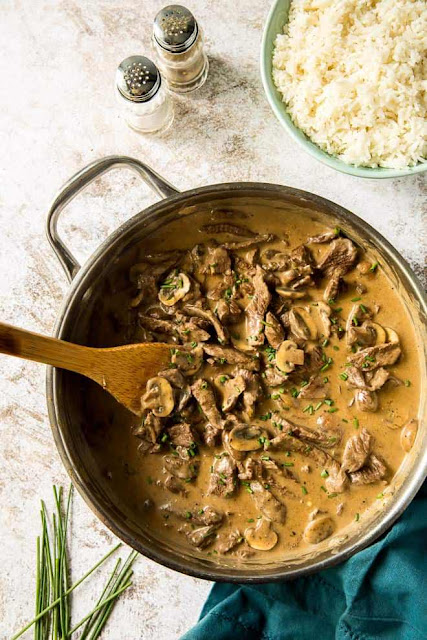 Beef Stroganoff | Valerie's Kitchen