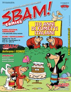 Sbam! Comics. La rivista digitale a fumetti e sui fumetti 42 - Novembre & Dicembre 2018 | TRUE PDF | Bimestrale | Fumetti
Se almeno una volta nella tua vita ti sei chiesto chi è più forte tra Hulk e La Cosa… Se hai mai letto Geppo o Nonna Abelarda… Se resti incantato da una splash page Marvel o da una tavola manga… Ma soprattutto: se sogni o hai mai sognato di diventare un FUMETTISTA… Sbam! Comics è la rivista che aspettavi!
Sbam! Comics è la rivista digitale a fumetti e sui fumetti. Esce ogni due mesi e presenta una vetrina di anticipazioni, recensioni e interviste sul mondo dei comics e vuole essere un punto di incontro e dibattito tra appassionati. Si propone inoltre di pubblicare le opere dei nuovi fumettisti e degli aspiranti professionisti: aspettiamo i vostri fumetti, vogliamo quelli che hanno sogni e tavole nel cassetto e cercano la possibilità di pubblicarli e farli conoscere.
Non vi poniamo limiti, o quasi, sui lavori che vorrete mandarci: non limiti di genere (avventura, umorismo, giallo, western, fantasy, quello che volete, purché entro ovvie regole di decenza e di buon gusto), non limiti di formato (questo è il bello della rivista digitale!), non limiti di lunghezza (oddio, questo un po’ sì, non mandateci Guerra e Pace fumettato a dispense settimanali!). Per ogni autore inoltre pubblichiamo – sia sulla rivista che su questo sito – un profilo di presentazione con il link al suo blog o al suo sito.