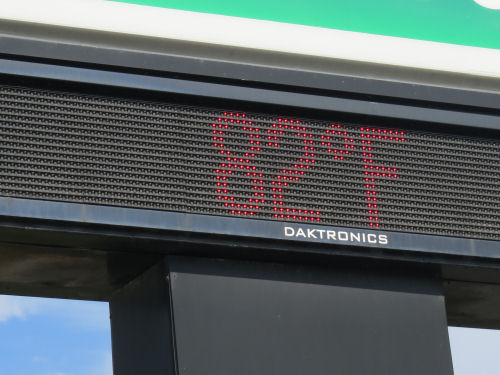 temperature sign