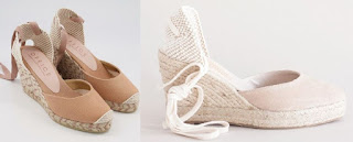 Espadrille fashion footwear for spring and summer
