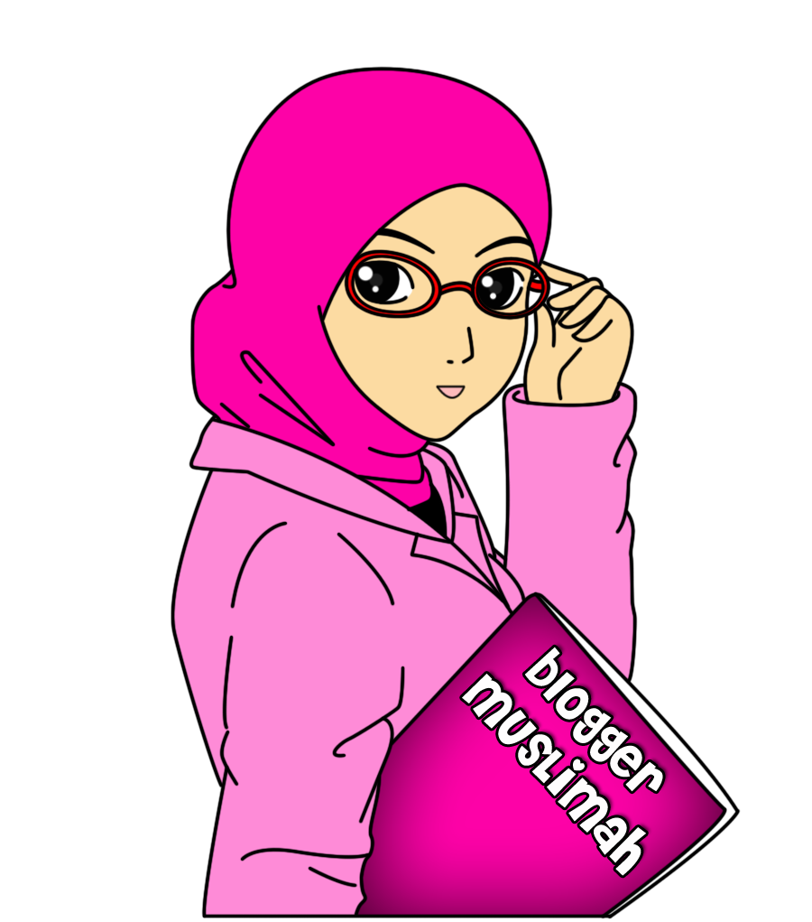Kartun Muslimah Kacamata