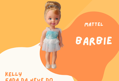 Chegou no MercadoLivre Kelly Irmã Barbie, Fada Da Neve Do Quebrador De Nozes Usada