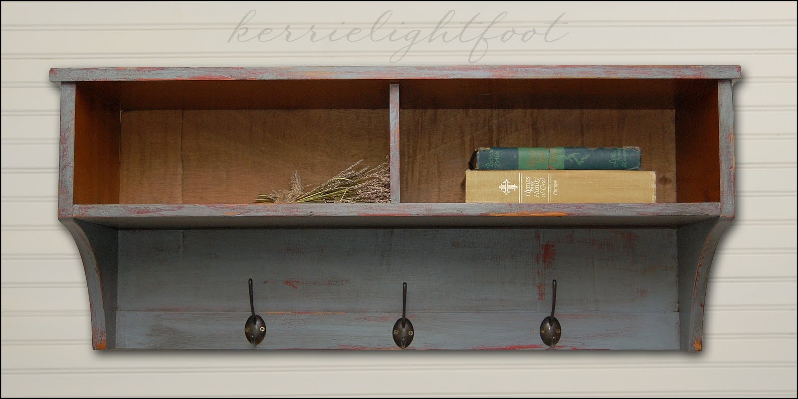 Entryway Storage Shelf In Red  Interior Decorating