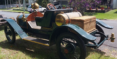 Enfield car found in a barn in Australia.