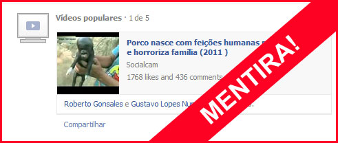 Cuidado com o Socialcam no Facebook