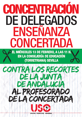 Concentración de Delegados Enseñanza Concertada 13F