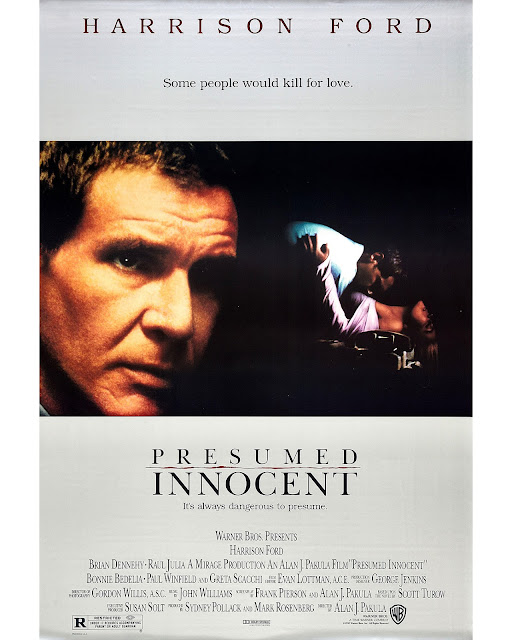 gambar poster film presumed innocent 1990