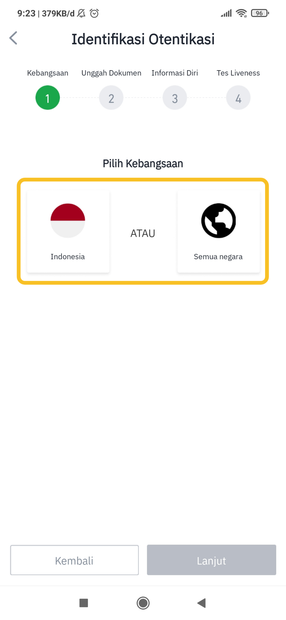 Proses Identifikasi KYC 4