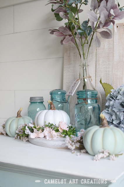 shabby chic fall decor