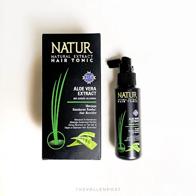 review natur hair tonic dan hair mask aloe vera