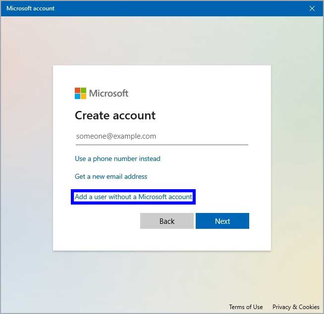 34-add-account-wihtout-microsoft-account