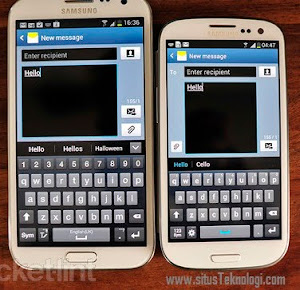 galaxy s iii vs galaxy note II, bagusan mana samsung S 3 atau samsung Note 2?, adu handphone android paling canggih spesifikais dna harga lengkap