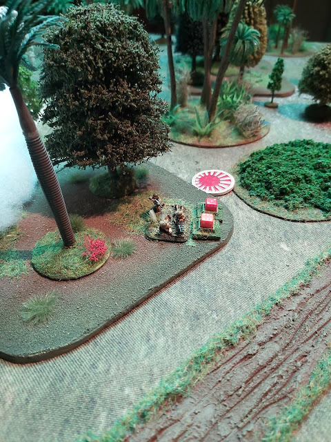 A Japanese section breaks and flees!