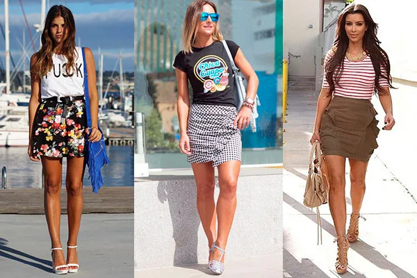 CLOTHING: How to combine a miniskirt: 4 styles