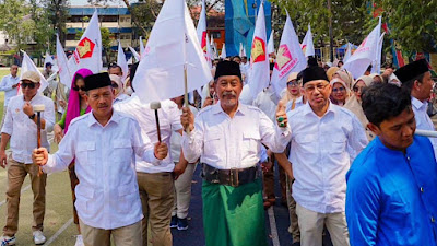 Kesenian Betawi Meriahkan Pendaftaran Bacaleg DPC Gerindra Kota Tangerang 