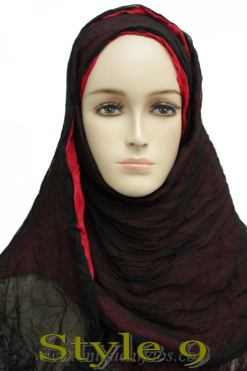  Hijab Crinkle Hijabs Fashion Style 9