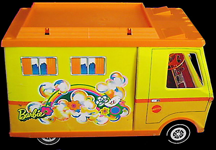 Made by Mattel ©1970. This was one of Barbie's most popular vehicles.
